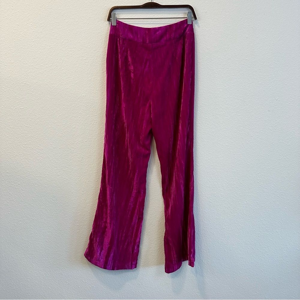 NWT Cider Velvet High Waist Wide Leg Pant Women’s S 066 - Picture 5 of 5